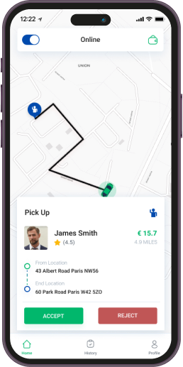 About Us Taxi App Development